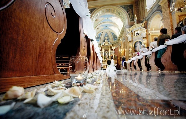 Fotografie �lubne D�browa G�rnicza kosci� Antoniego Na g�rce fotograf: Adam Miozga