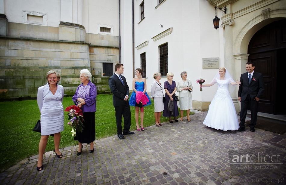 fotografia ślubna Kraków kościół na skałce Wesele U Ziyada zdjęcia ślubne