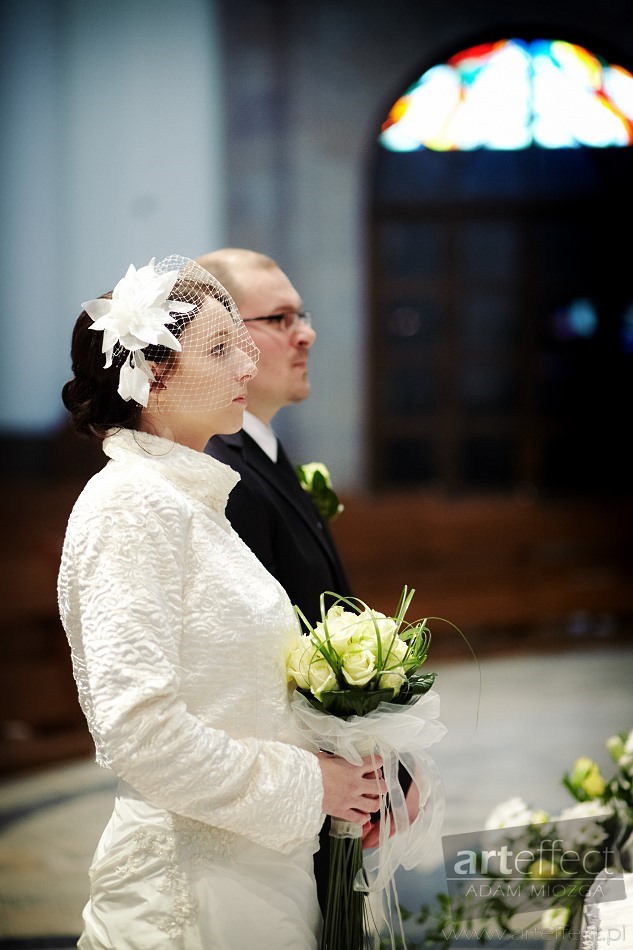 fotografia ślubna Katowice kościół katedra Wesele Chata z Zalipia zdjęcia ślubne