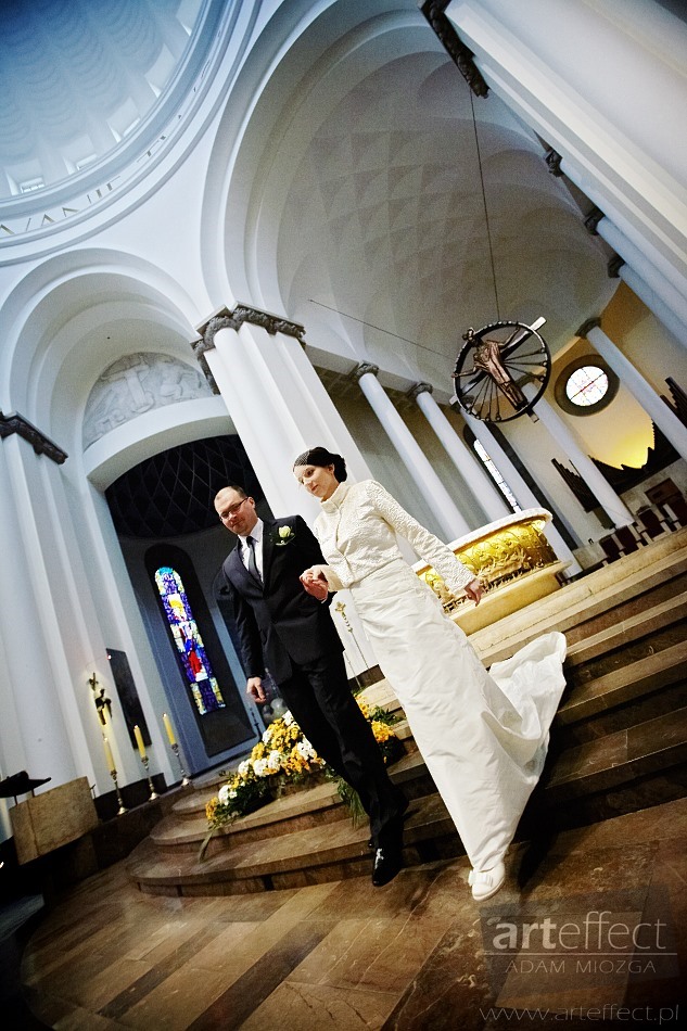 fotografia ślubna Katowice kościół katedra Wesele Chata z Zalipia zdjęcia ślubne