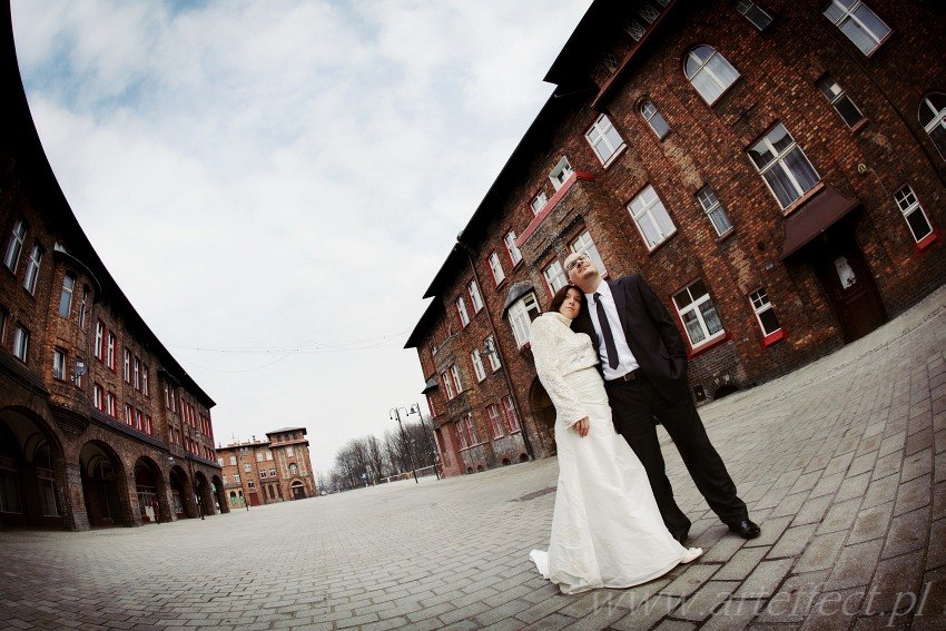 zdjęcia ślubne Katowice sesja plener Nikiszowiec