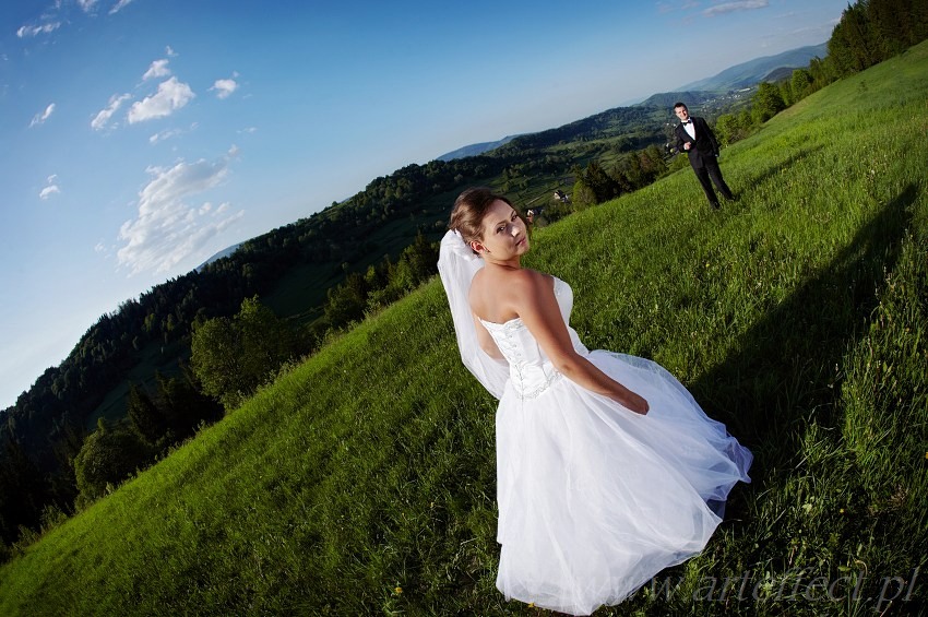 Fotografia ślubna Bielsko Biała Sesja plenerowa galeria Beskidy