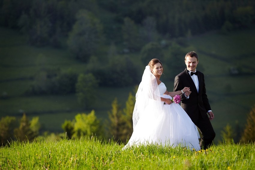 Fotografia ślubna Bielsko Biała Sesja plenerowa galeria Beskidy