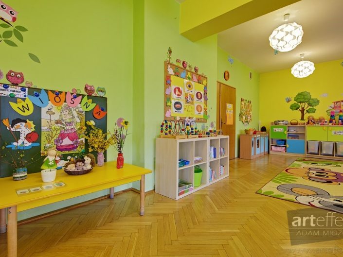 zdjęcia wnętrz przedszkole Tęcza Katowice