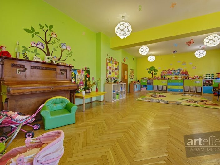 zdjęcia wnętrz przedszkole Tęcza Katowice