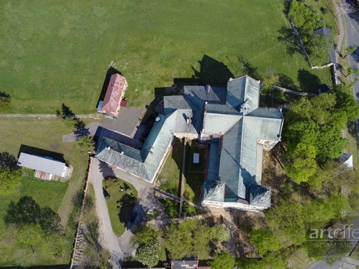 Klasztor w Mstowie - zdjęcia z drona