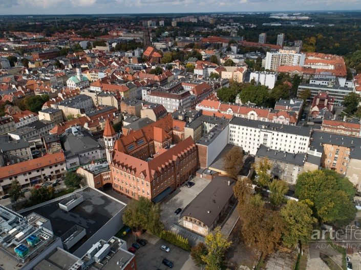 Stara Poczta w Gliwicach - zdjęcia z drona